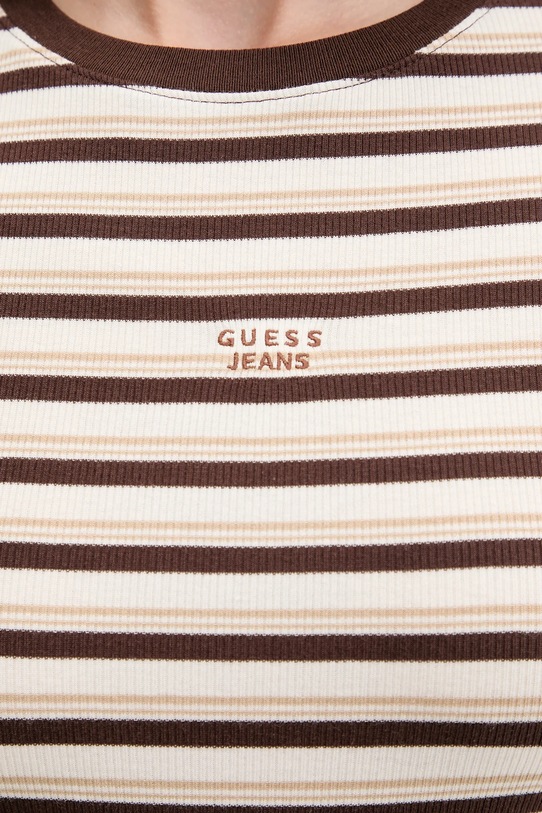 Guess Jeans t-shirt W5BP52.KA0H1 beżowy