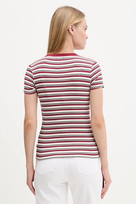 Odzież Guess Jeans t-shirt W5BP52.KA0H1 bordowy
