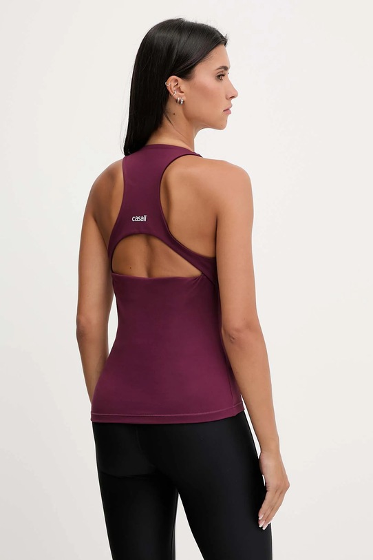 Odzież Casall top treningowy Soft Touch 25001 bordowy