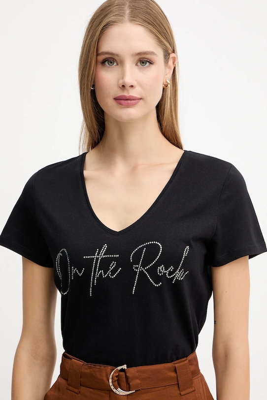 Morgan tricou negru DLUCAS