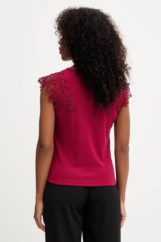 Îmbrăcăminte Morgan tricou din bumbac DFLOWER rosu