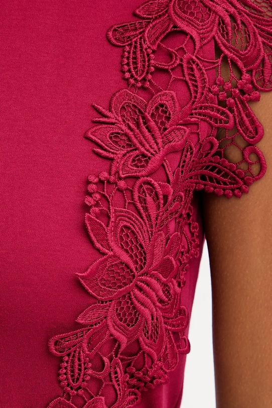 Morgan tricou din bumbac DFLOWER rosu