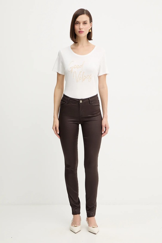 Morgan t-shirt DGOOD biały AW25