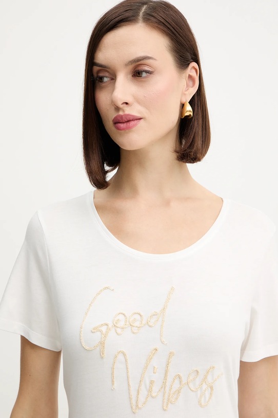 Morgan t-shirt biały DGOOD
