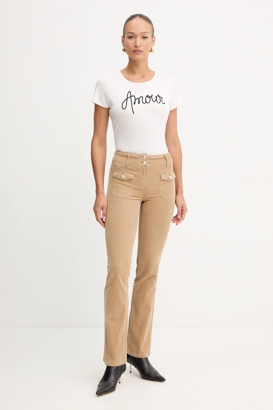Morgan t-shirt DMIO biały AW25