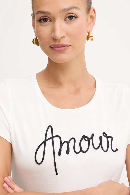 Morgan t-shirt biały DMIO