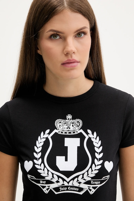 Juicy Couture t-shirt czarny JCSCT225407