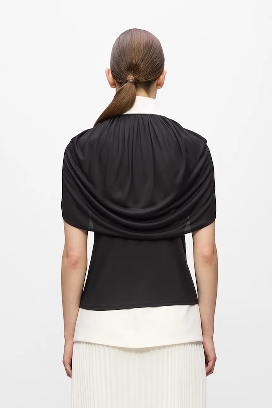 Majica kratkih rukava Karl Lagerfeld Studio A4W17036 crna AW25