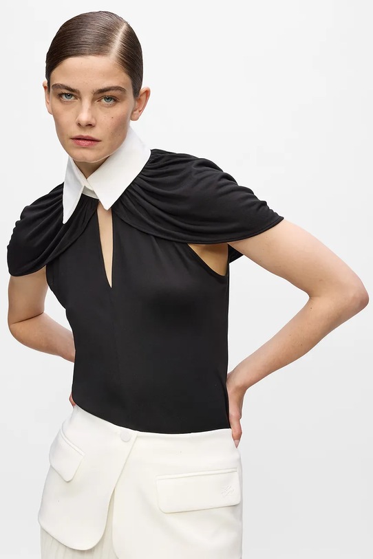 Odzież Karl Lagerfeld t-shirt A4W17036 czarny