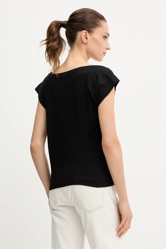 Odzież Miss Sixty t-shirt bawełniany 6S3SJ32500 czarny