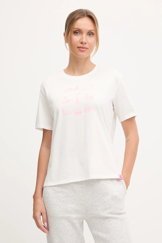 BOGNER Fire+Ice tricou din bumbac LOTTE print alb 54527308