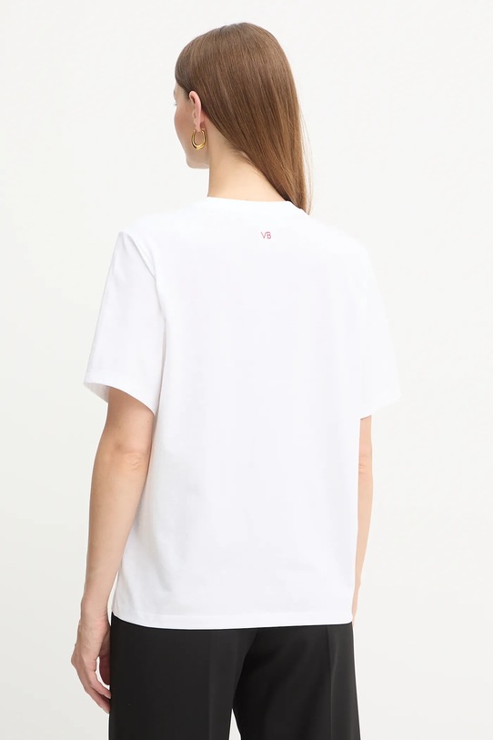 Odzież Victoria Beckham t-shirt bawełniany 1425JTS006986A biały