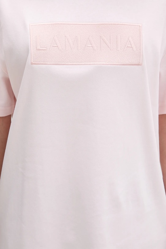 Хлопковая футболка La Mania ALISA ALISA розовый