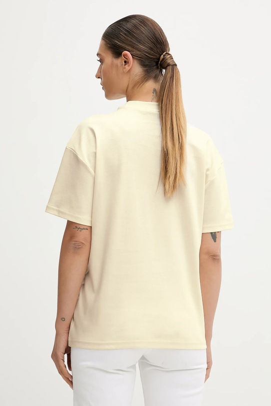 Odzież La Mania t-shirt bawełniany ALISA ALISA żółty