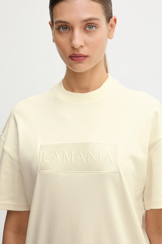 La Mania tricou din bumbac ALISA galben ALISA