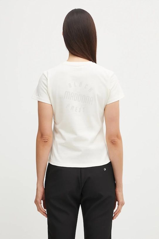 Odzież Wales Bonner t-shirt bawełniany Selah Cropped T Shirt UA25JE11.JE01.100 beżowy