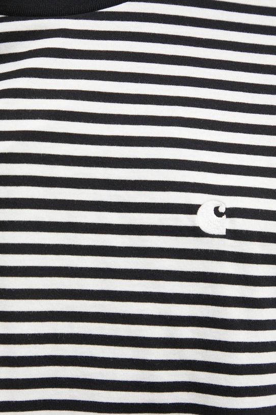 Carhartt WIP t-shirt bawełniany W' S/S Verner T-Shirt czarny I033841.2JGXX