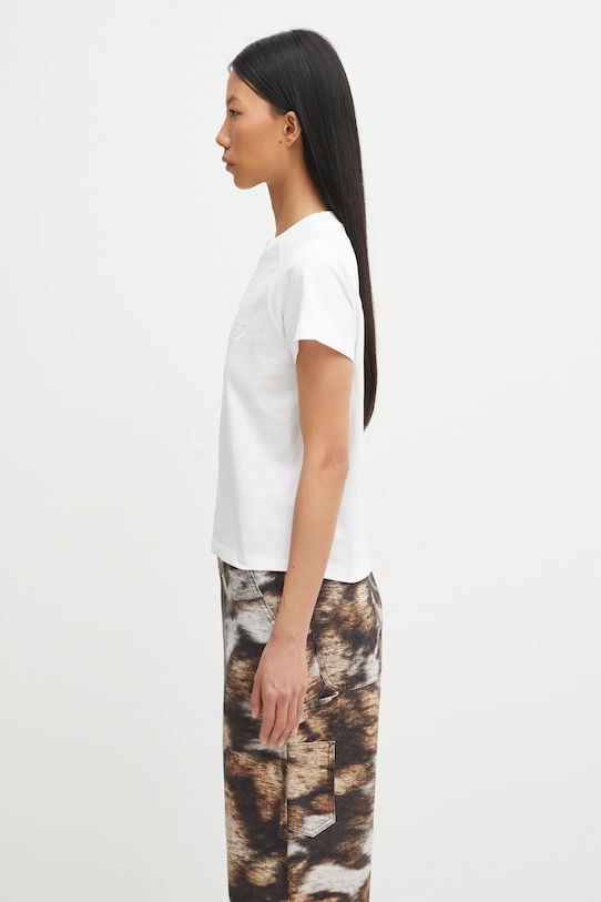 Carhartt WIP t-shirt bawełniany W' S/S Ray T-Shirt I035529.02XX biały AW25