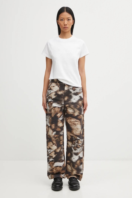 Carhartt WIP t-shirt bawełniany W' S/S Ray T-Shirt I035529.02XX biały