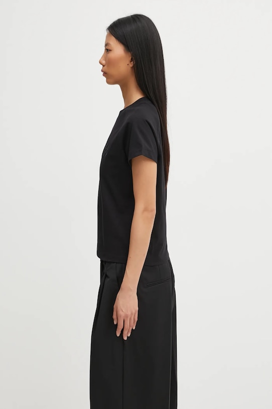 Carhartt WIP t-shirt bawełniany W' S/S Ray T-Shirt I035529.89XX czarny AW25