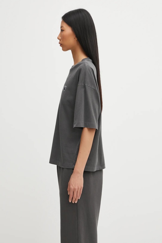 Pamučna majica Carhartt WIP W' S/S Nelson T-Shirt I033051.89GD siva AW25