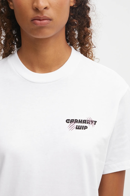 Carhartt WIP cotton t-shirt W'' S/S Wiptopia T-Shirt white I035496.02XX