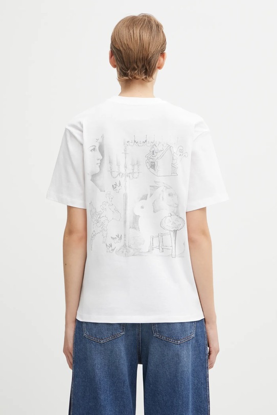 Odzież Carhartt WIP t-shirt bawełniany W' S/S Okniceok T-Shirt I035507.02XX biały
