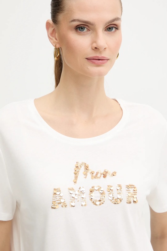 Morgan t-shirt beżowy DPEAK