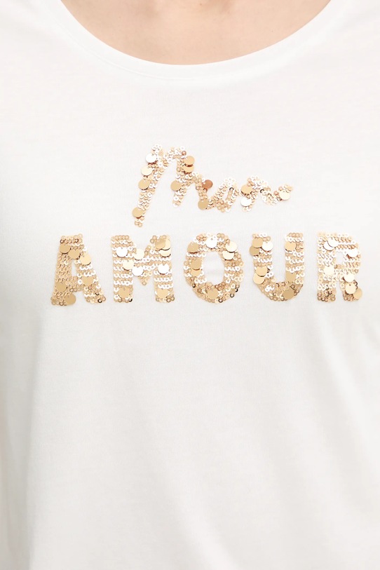 Morgan t-shirt DPEAK beżowy