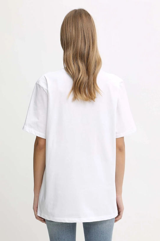 Odzież Rotate t-shirt bawełniany 114722400 biały