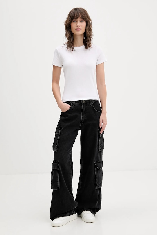 Hollister Co. t-shirt KI339.5073.100 biały AW25