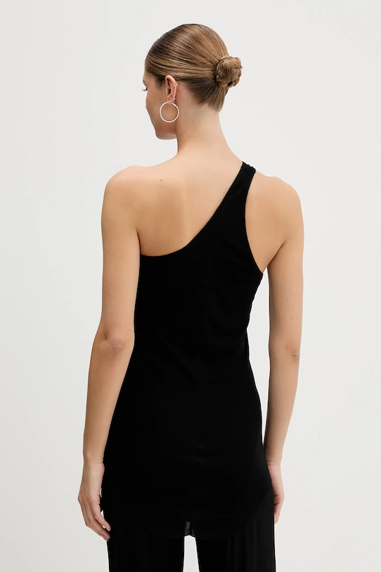 Odzież Rick Owens Lilies top One Shoulder Tank LI02E3105.RV czarny