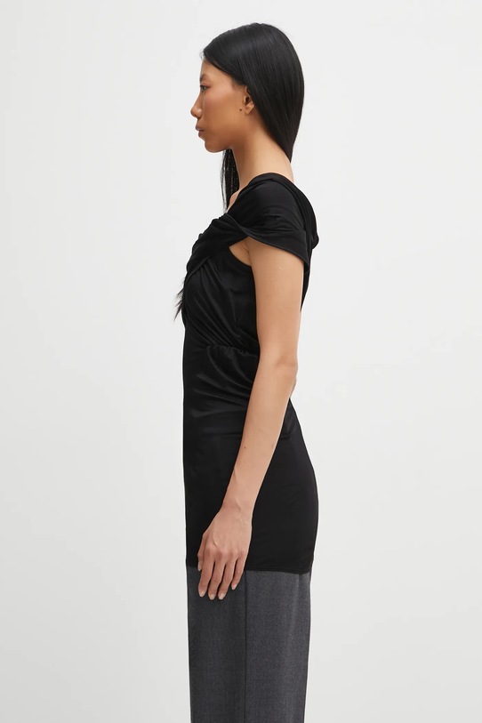 Rick Owens Lilies bluză Sahara LI02E3108.JVS negru AW25