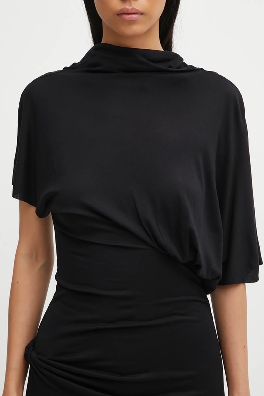 Rick Owens Lilies bluzka Lilith czarny LI02E3205.RV