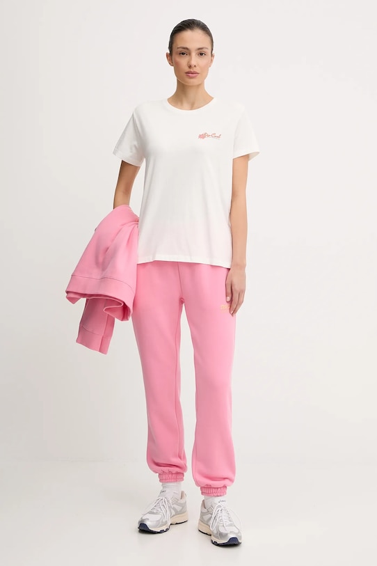 Rip Curl t-shirt bawełniany WAIKIKI 0JAWTE beżowy AW25