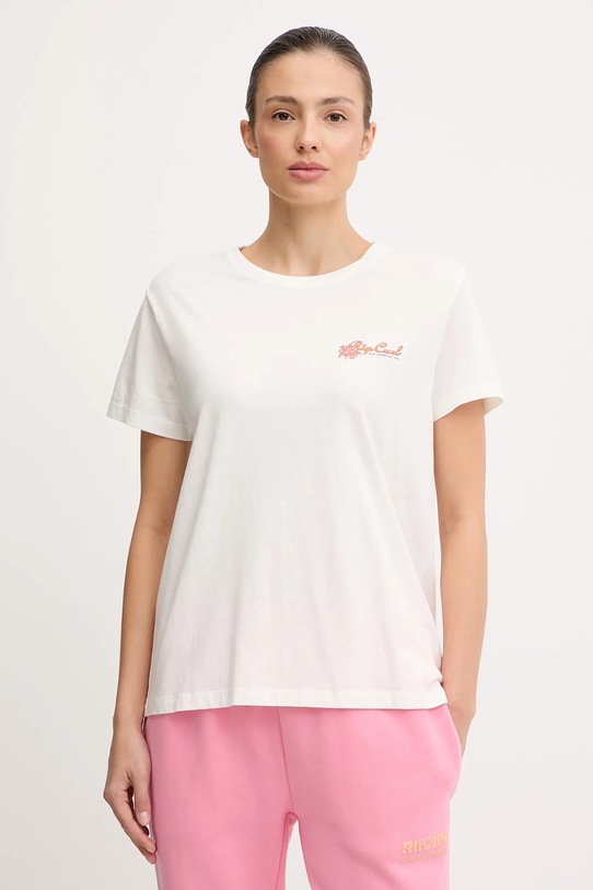 Odzież Rip Curl t-shirt bawełniany WAIKIKI 0JAWTE beżowy