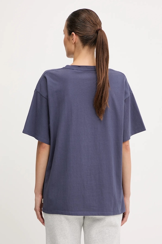 Odzież Rip Curl t-shirt bawełniany SURF DEPT. HERITAGE 0JZWTE granatowy