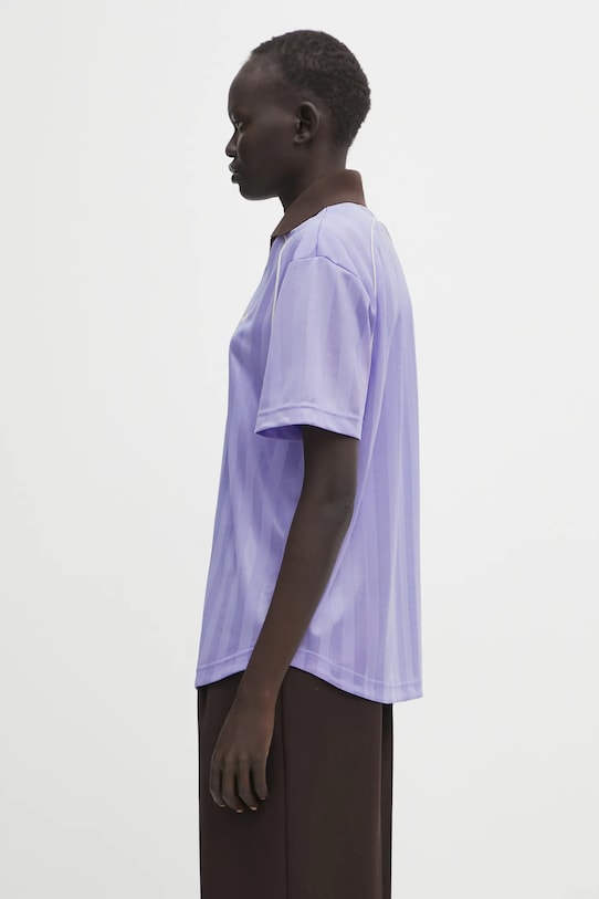 adidas Originals x Wales Bonner t-shirt Ftbl Tee KD0377 fioletowy AW25