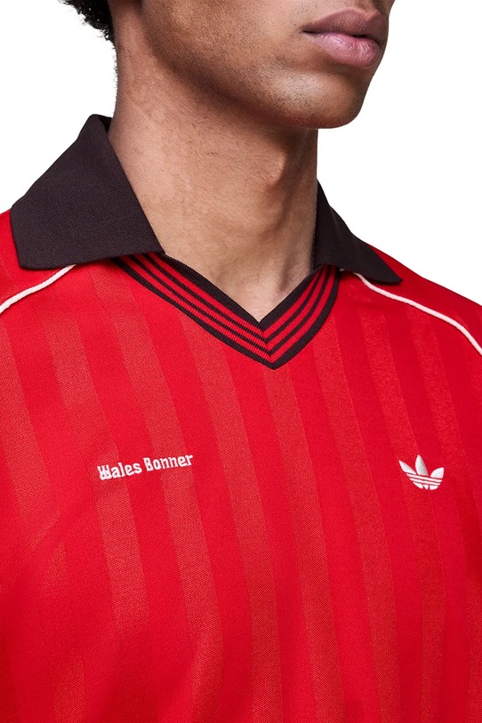 Tričko adidas Originals x Wales Bonner Ftbl Tee červená KG3626