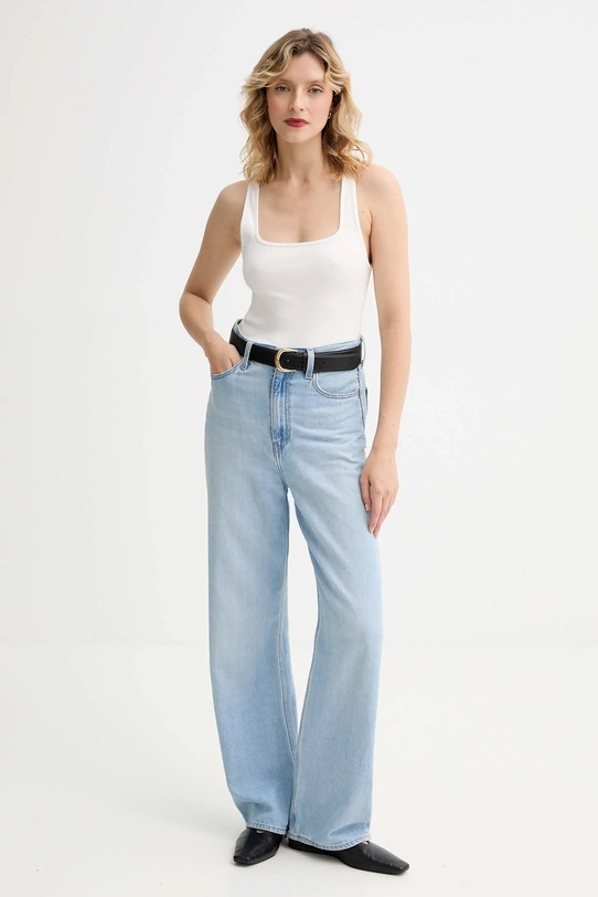 Top MUUV. MUUV. x Answear KOSZULKA.LINEA bílá AW25