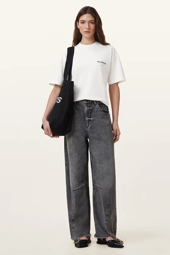 AllSaints t-shirt bawełniany W202JC biały
