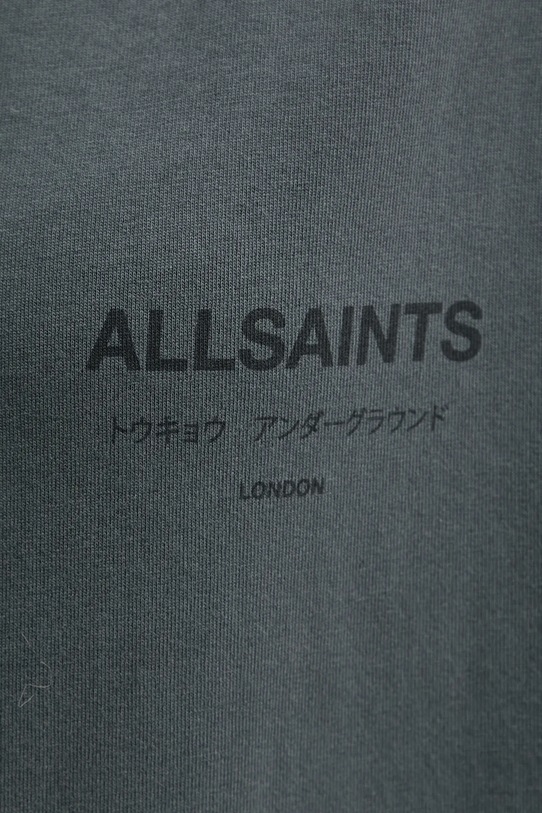 Bavlnené tričko AllSaints W202JC sivá