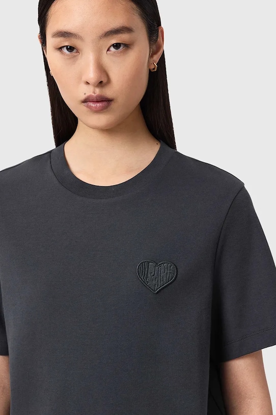 AllSaints t-shirt damski bawełniany niebieski W205JC