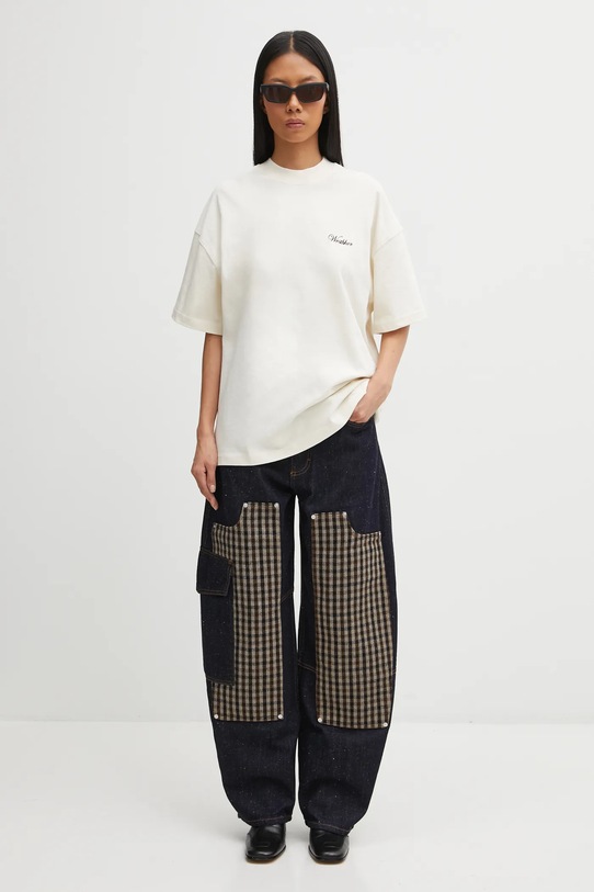 Бавовняна футболка WRSTBHVR Clayton U1025TT.3054 бежевий