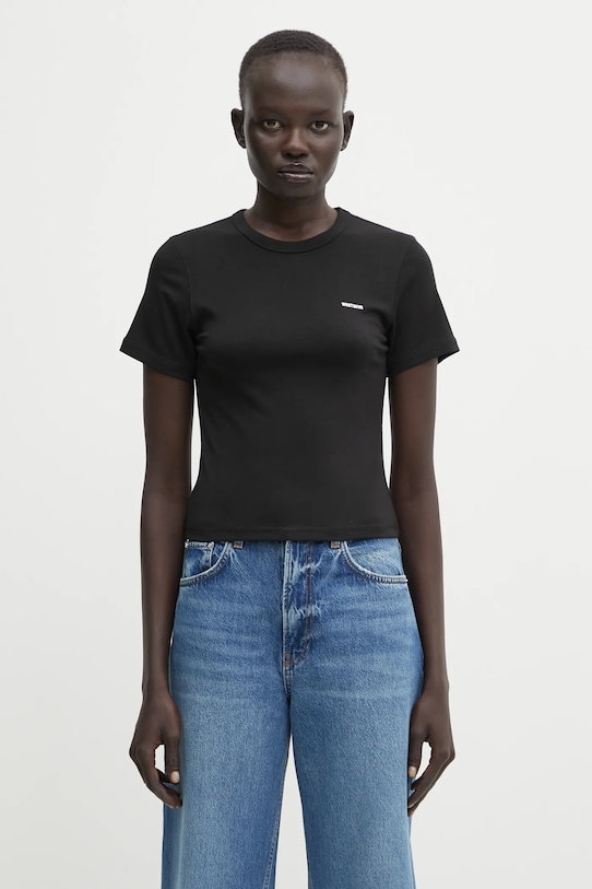 WRSTBHVR t-shirt Janina okrągły czarny W1025SB.2978