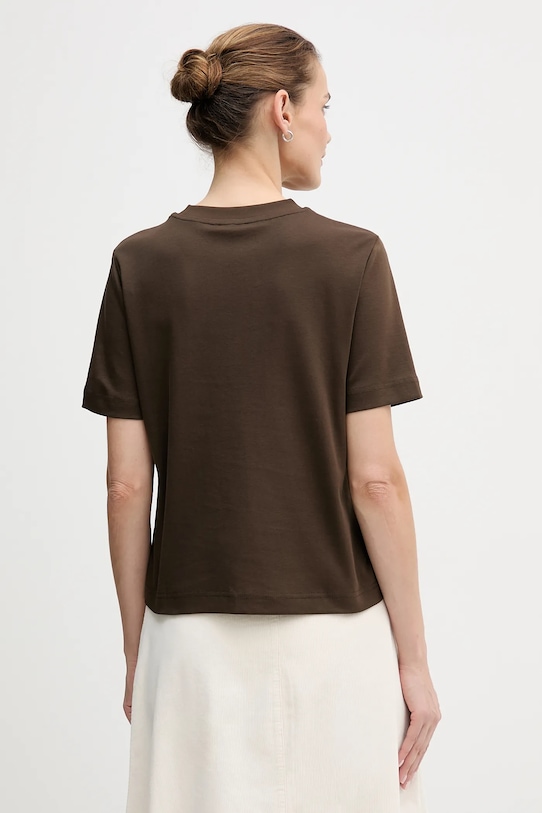 Îmbrăcăminte United Colors of Benetton tricou din bumbac 3DCJD10B5 maro