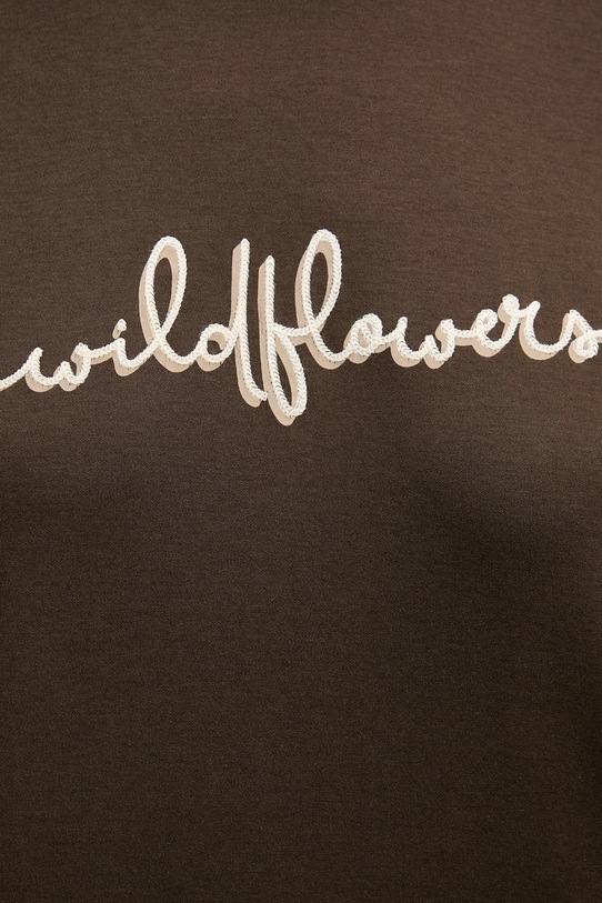 United Colors of Benetton tricou din bumbac 3DCJD10B5 maro
