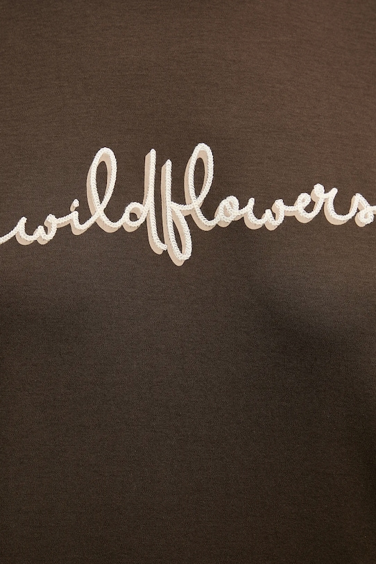 United Colors of Benetton tricou din bumbac 3DCJD10B5 maro