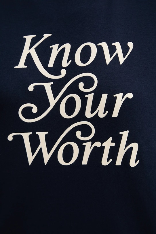 United Colors of Benetton t-shirt bawełniany 3DCJD10B9 granatowy