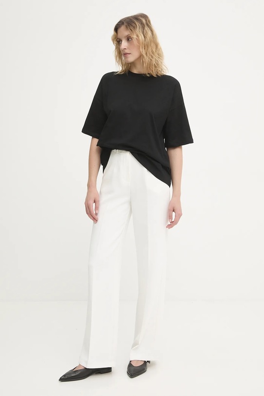 Never Fully Dressed t-shirt bawełniany NFDTO1966 czarny AW25